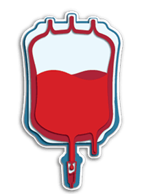 Icon of a transfusion bag